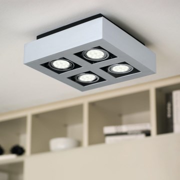 Eglo - LED Bodové svietidlo 4xGU10-LED/5W/230V