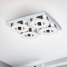 Eglo - LED Krištáľové stropné svietidlo 4xLED/4W/230V