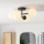 Eglo - LED kúpeľňové prisadené stropné svietidlo 4xG9/4,2W/230V IP44 čierne