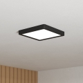 Eglo - LED kúpeľňové stropné svietidlo LED/10,5W/230V 2700/4000/6500K 22x22 cm IP44 čierne