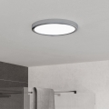 Eglo - LED kúpeľňové stropné svietidlo LED/14,2W/230V 2700/4000/6500K pr. 27,8 cm IP44 lesklý chróm