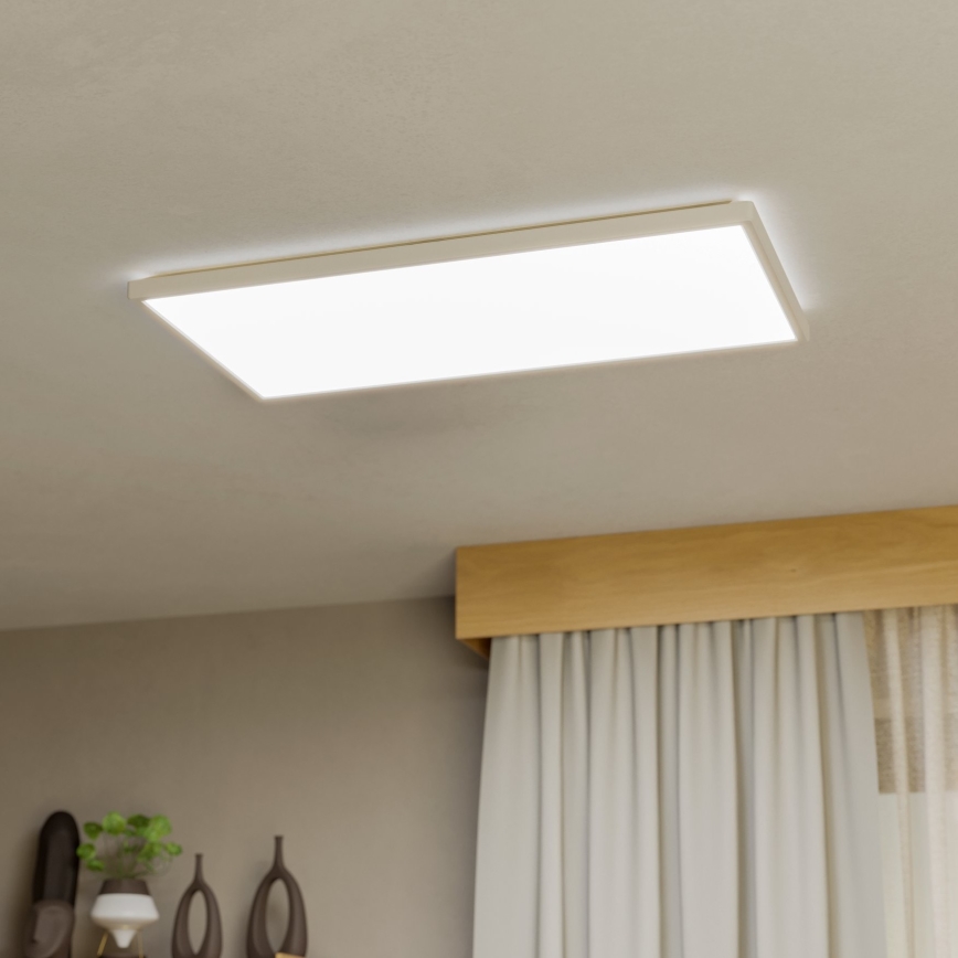 Eglo - LED Kúpeľňové stropné svietidlo LED/17,2W/230V 2700/4000/6500K 30x57 cm IP44 biela