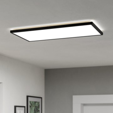 Eglo - LED Kúpeľňové stropné svietidlo LED/17,2W/230V 2700/4000/6500K 30x57 cm IP44 čierna