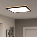 Eglo - LED Kúpeľňové stropné svietidlo LED/17W/230V 2700/4000/6500K 50x50 cm IP44 čierna