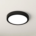 Eglo - LED kúpeľňové stropné svietidlo LED/17W/230V, čierne, IP44, priemer 21 cm