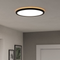 Eglo - LED Kúpeľňové stropné svietidlo LED/18,5W/230V 2700K/4000K/6500K pr. 38,9 cm IP44 čierna