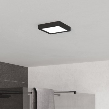 Eglo - LED kúpeľňové stropné svietidlo LED/7W/230V 15x15 cm IP44 čierne