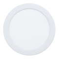 Eglo - LED kúpeľňové zapustené svietidlo 5 LED/10,5 W/230 V IP44, priemer 16,6 cm