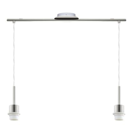 Eglo - LED luster na lankách TUNJA 2xE27/60W/230V taupe