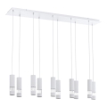 Eglo - LED Luster na lanku 10xGU10/5W/230V biela