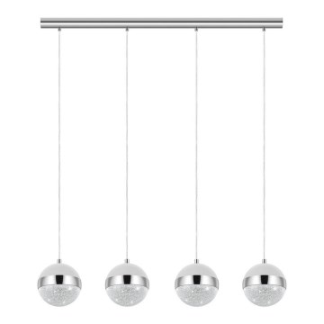Eglo - LED Luster na lanku 4xG9/3W/230V