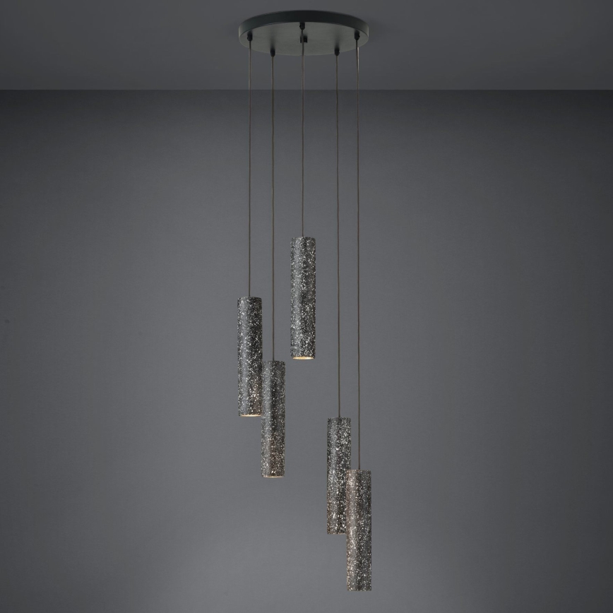 Eglo - LED Luster na lanku 5xGU10/4,5W/230V