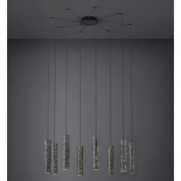 Eglo - LED Luster na lanku 8xGU10/4,5W/230V