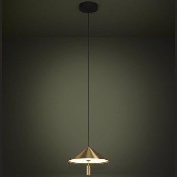 Eglo - LED Luster na lanku LED/12W/230V 3000K zlatá
