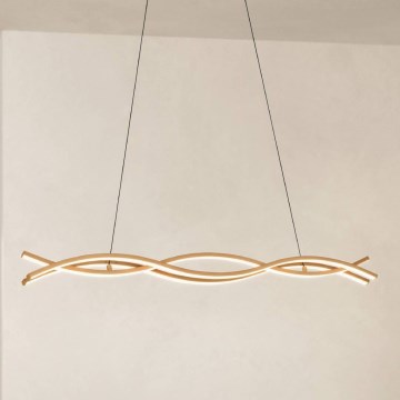 Eglo - LED luster na lanku LED/35W/230V béžový