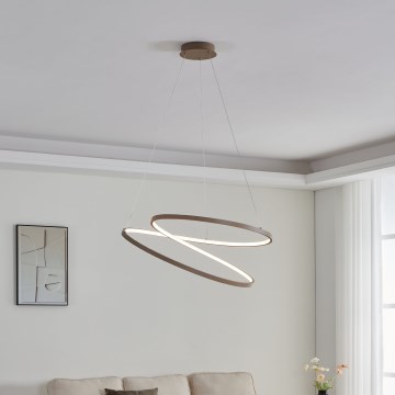 Eglo - LED Luster na lanku LED/42W/230V 3000K béžová