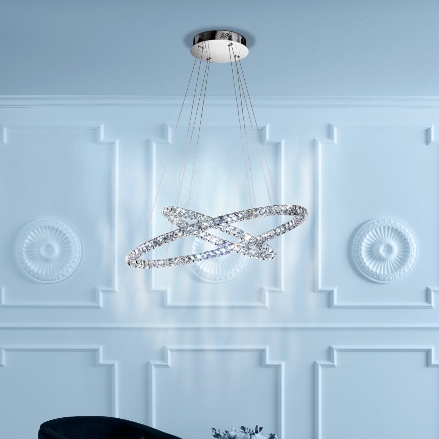 Eglo - LED Luster na lanku LED/56,1W/230V
