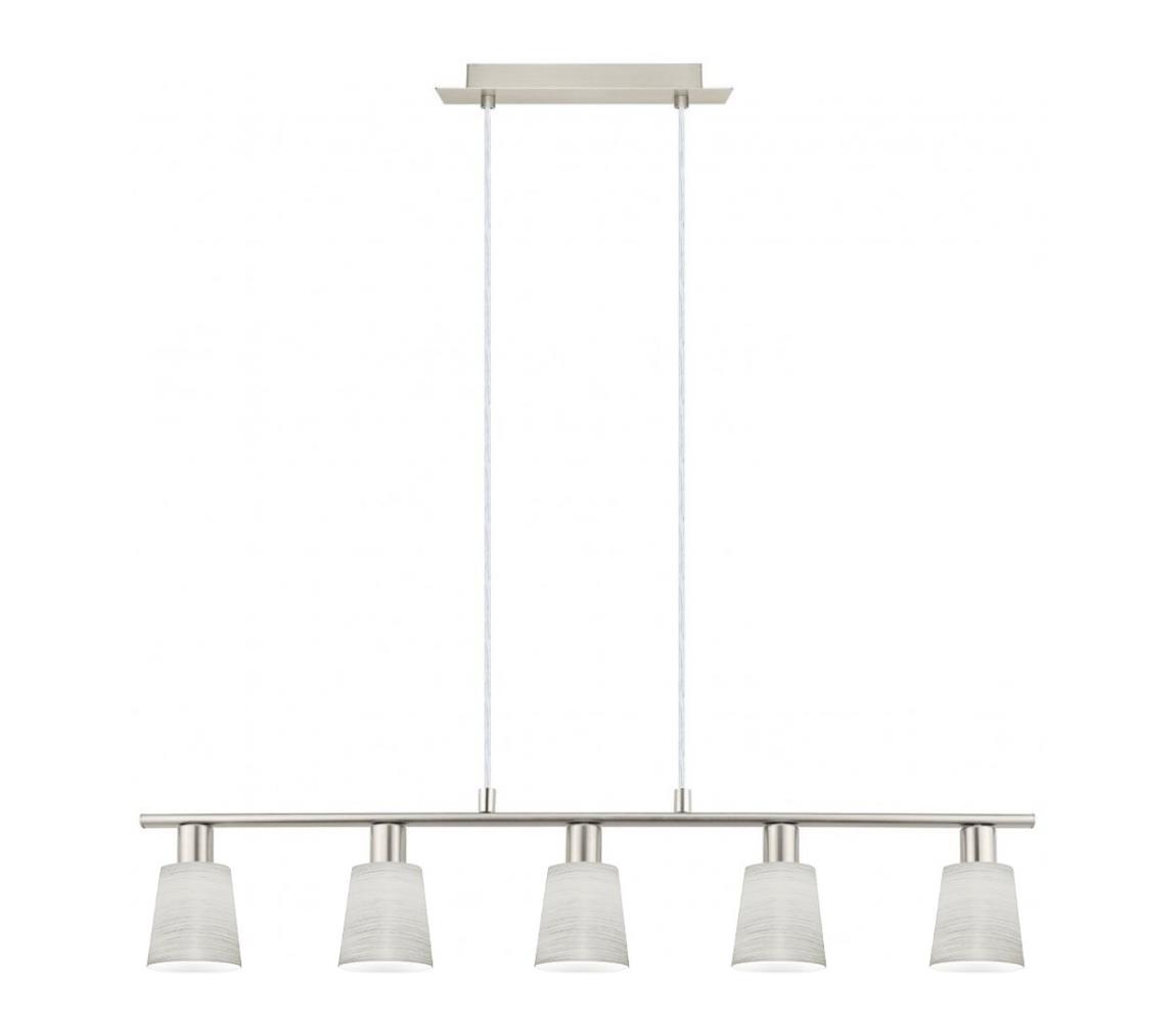 Eglo - LED Luster na lanku MY CHOICE 5xE14/4W/230V chróm/krémová