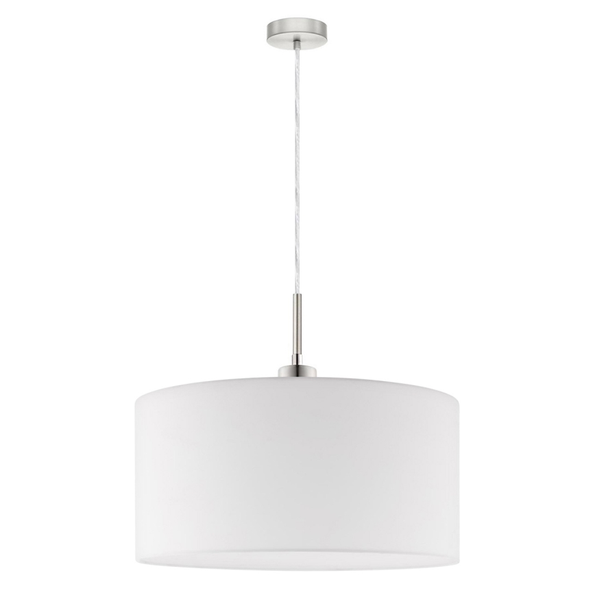 Eglo - LED Luster na lanku TUNJA 1xE27/60W/230V biela