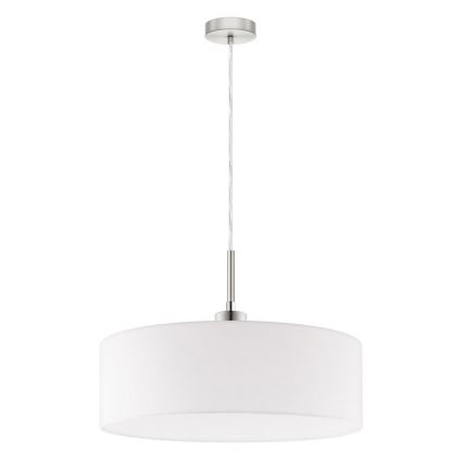 Eglo - LED Luster na lanku TUNJA 1xE27/60W/230V biela