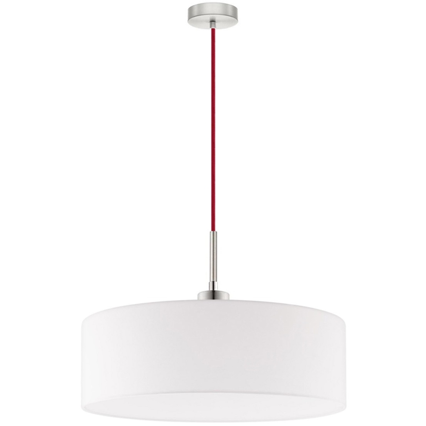 Eglo - LED  Luster na lanku TUNJA 1xE27/60W/230V biela