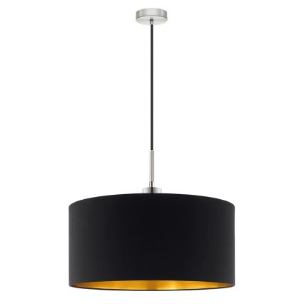 Eglo - LED  Luster na lanku TUNJA 1xE27/60W/230V čierna