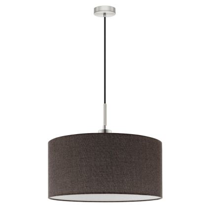 Eglo - LED  Luster na lanku TUNJA 1xE27/60W/230V hnedá