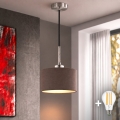Eglo - LED luster na lanku TUNJA 1xE27/60W/230V pr. 20 cm hnedá/čierna