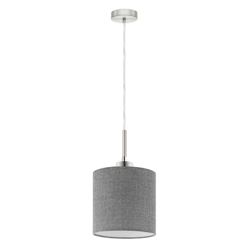 Eglo - LED Luster na lanku TUNJA 1xE27/60W/230V šedá