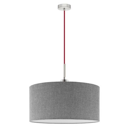 Eglo - LED  Luster na lanku TUNJA 1xE27/60W/230V šedá