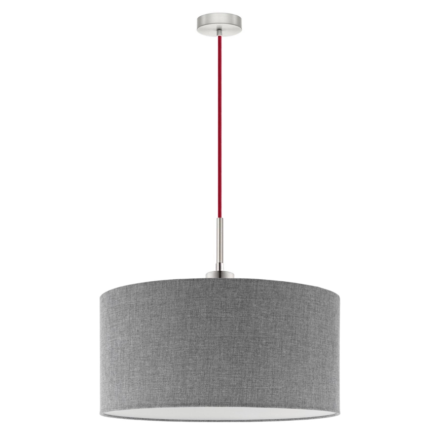 Eglo - LED  Luster na lanku TUNJA 1xE27/60W/230V šedá