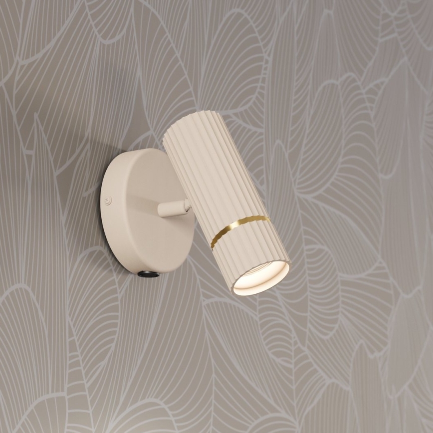 Eglo - LED Nástenné svietidlo 1xGU10/5W/230V 3000K béžová