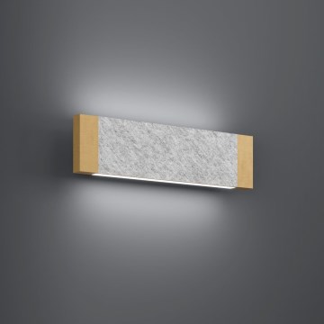 Eglo - LED Nástenné svietidlo 2xLED/5,4W/230V 3000K hnedá/šedá