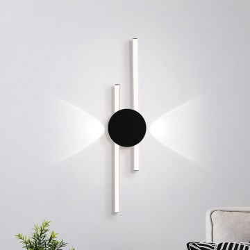 Eglo - LED nástenné svietidlo LED/20W/230V + LED/0,91W čierna