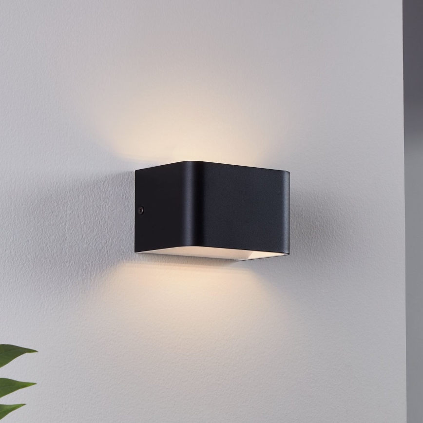 Eglo - LED Nástenné svietidlo LED/6W/230V 3000K čierna