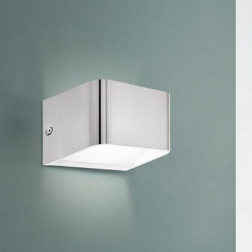 Eglo - LED Nástenné svietidlo LED/6W/230V 3000K matný chróm