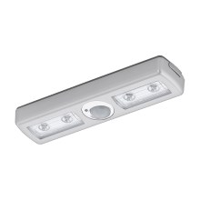 Eglo - LED Orientačné svietidlo so senzorom 4xLED/3xAAA