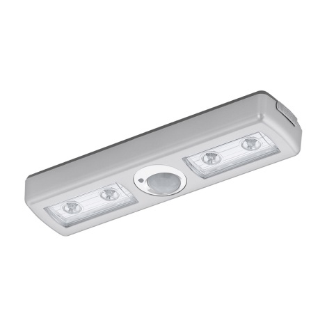 Eglo - LED Orientačné svietidlo so senzorom 4xLED/3xAAA