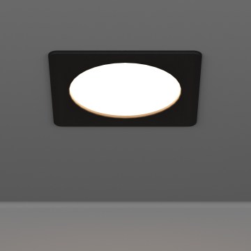 Eglo - LED podhľadové svietidlo LED/6,3W/230V 2700/4000/6500K 11,9x11,9 cm čierne