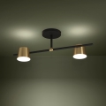 Eglo - LED Prisadený luster 2xGU10/4,6W/230V 3000K zlatá