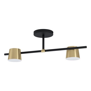 Eglo - LED Prisadený luster 2xGU10/4,6W/230V 3000K zlatá