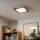 Eglo - LED Prisadený panel SALOBRENA-RW WOOD LED/17W/230V 2700/4000K 34x34 cm hnedá