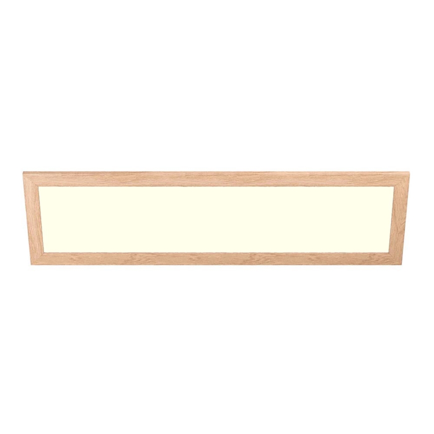Eglo - LED Prisadený panel SALOBRENA-RW WOOD LED/34W/230V 2700/4000K 124x34 cm hnedá