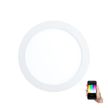 Eglo - LED RGB stmievateľné podhľadové svietidlo FUEVA-C LED/10,5W/230V pr. 17 cm