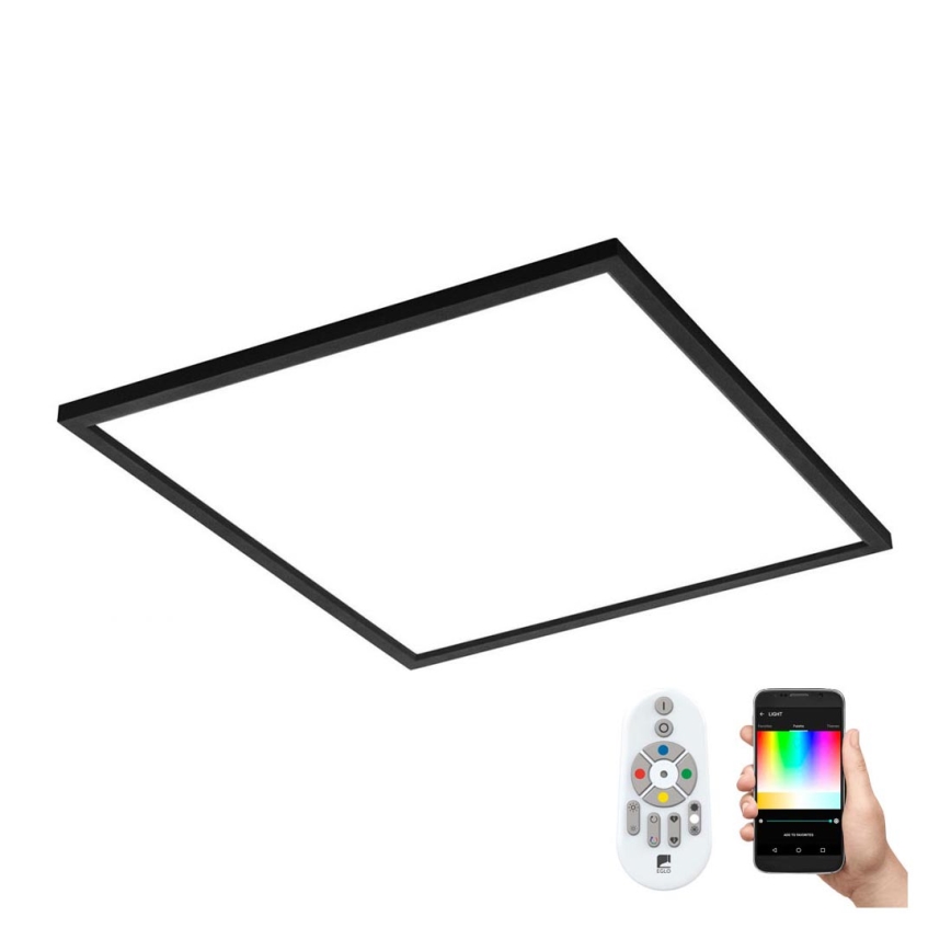 Eglo - LED RGB Stmievateľné stropné svietidlo SALOBRENA-C LED/30,5W/230V + diaľkové ovládanie