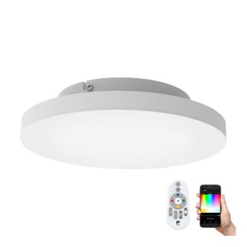 Eglo - LED RGB Stmievateľné stropné svietidlo TURCONA-C LED/15W/230V + diaľkové ovládanie