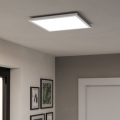 Eglo - LED RGBW Stmievané kúpeľňové stropné svietidlo LED/17,6W/230V 2700-6500K 39x39 cm IP44 biela ZigBee
