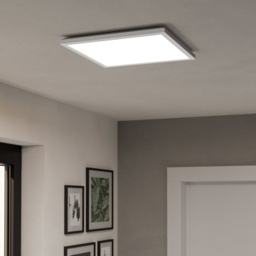 Eglo - LED RGBW Stmievané kúpeľňové stropné svietidlo LED/17,6W/230V 2700-6500K 39x39 cm IP44 biela ZigBee