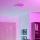 Eglo - LED RGBW stmievateľné kúpeľňové stropné svietidlo LED/11,2W/230V 2700–6500 K priemer 21,1 cm IP44 matný chróm