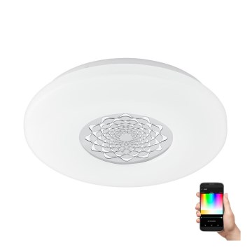 Eglo - LED RGBW Stmievateľné nástenné stropné svietidlo CAPASSO-C LED/17W/230V